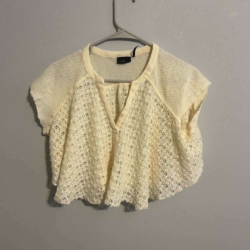 Urban Outfitters knit cover up top